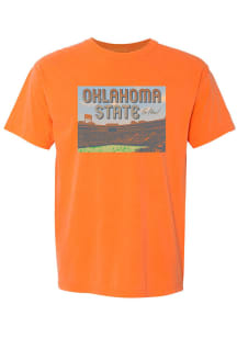 Oklahoma State Cowboys Womens Orange Snapshot Short Sleeve T-Shirt