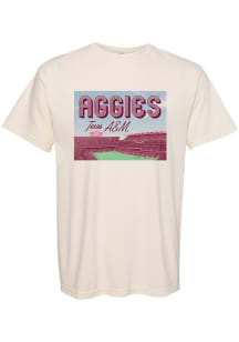 Texas A&amp;M Aggies Womens Ivory Snapshot Short Sleeve T-Shirt