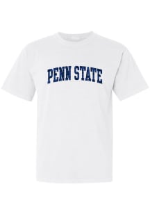Penn State Nittany Lions Womens White Checkerboard Short Sleeve T-Shirt