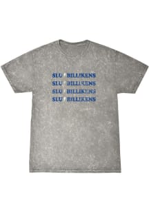 Saint Louis Billikens Womens Grey Rose Mineral Wash Short Sleeve T-Shirt