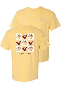 Arizona State Sun Devils Womens Yellow Jackie Short Sleeve T-Shirt