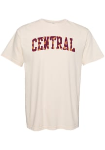 Central Michigan Chippewas Womens Ivory Comfort Colors Short Sleeve T-Shirt