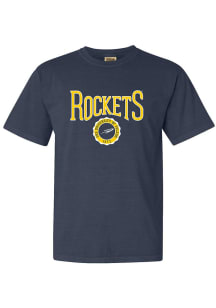 Toledo Rockets Womens Navy Blue Unisex Tee Short Sleeve T-Shirt