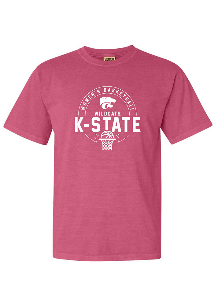 K-State Wildcats Womens Pink Nets Short Sleeve T-Shirt