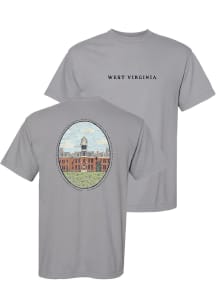 West Virginia Mountaineers Womens Grey Campus Short Sleeve T-Shirt