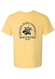 Summit Sportswear Wichita State Shockers Womens Yellow Jackie Vintage Short Sleeve T-Shirt