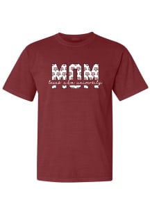 Texas A&amp;M Aggies Womens Brown Mom Block Short Sleeve T-Shirt
