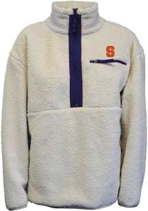 Summit Sportswear Syracuse Orange Womens Navy Blue Nina Qtr Zip