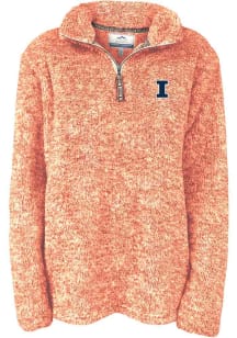 Womens Orange Illinois Fighting Illini Whitney Qtr Zip