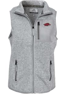Summit Sportswear Arkansas Razorbacks Womens Grey Mary Kate Vest