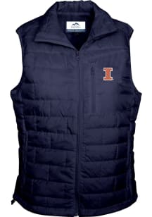 Womens Navy Blue Illinois Fighting Illini Madalyn Vest