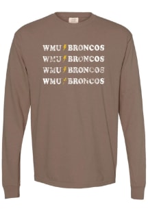 Womens Brown Western Michigan Broncos Addie LS Tee