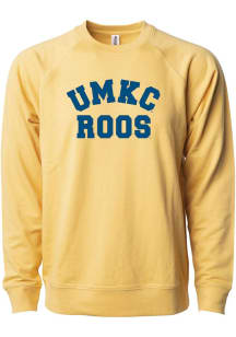 Summit Sportswear UMKC Roos Womens Gold Classic Block Crew Sweatshirt