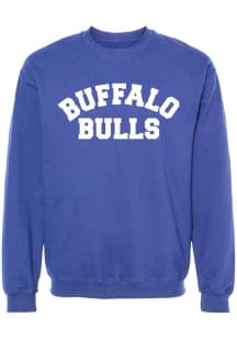 Summit Sportswear Buffalo Bulls Womens Blue Classic Block Crew Sweatshirt