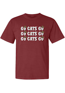 Summit Sportswear Texas State Bobcats Womens Brown Go Cats Go Short Sleeve T-Shirt