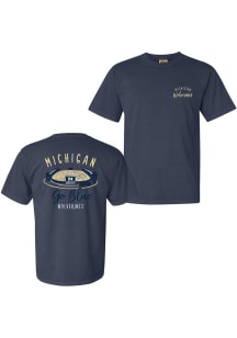 Michigan Wolverines Chalk Stadium Short Sleeve T-Shirt - Blue