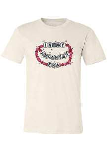 Summit Sportswear Arkansas Womens Tan Friendship Bracelet Short Sleeve T-Shirt