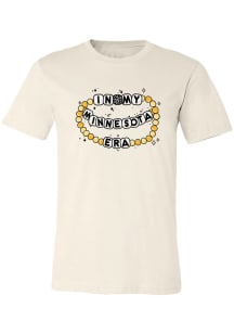 Summit Sportswear Minnesota Womens Tan Friendship Bracelet Short Sleeve T-Shirt