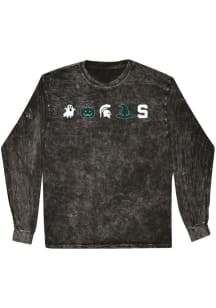 Womens  Michigan State Spartans Groovy Ghoul LS Tee