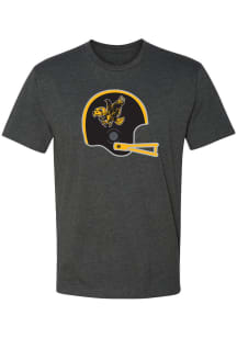 Iowa Hawkeyes Charcoal Summit Sportswear Vintage Football Helmet Short Sleeve T Shirt