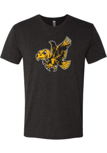 Iowa Hawkeyes Black Summit Sportswear Vintage Logo Design Short Sleeve Fashion T Shirt