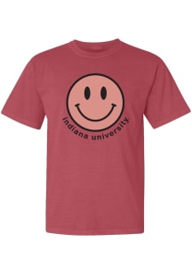 Indiana Hoosiers Crimson Summit Sportswear Smiley Short Sleeve T-Shirt