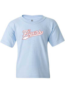 Summit Sportswear Dayton Flyers Youth Light Blue Script Short Sleeve T-Shirt