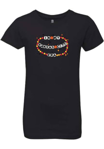 Summit Sportswear Kansas City Girls Black Friendship Bracelet Short Sleeve Tee