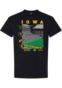Iowa Hawkeyes Black Summit Sportswear 2025 Football Schedule Short Sleeve T Shirt