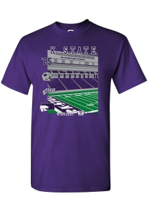 K-State Wildcats Purple Summit Sportswear 2025 Football Schedule Short Sleeve T Shirt