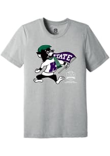 K-State Wildcats Grey Summit Sportswear Aer Lingus College Football Classic Short Sleeve Fashion T..