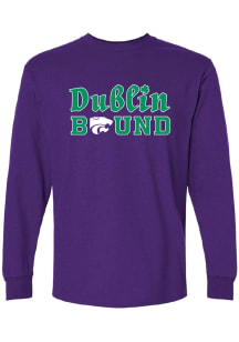Mens K-State Wildcats Purple Summit Sportswear Aer Lingus College Football Classic Tee