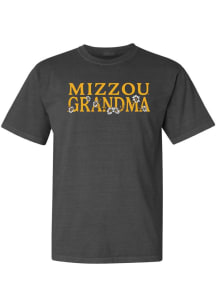 Summit Sportswear Missouri Tigers Womens Grey Floral Grandma Short Sleeve T-Shirt
