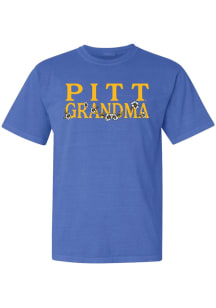 Pitt Panthers Blue Summit Sportswear Floral Grandma Short Sleeve T-Shirt