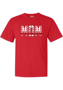Nebraska Cornhuskers Red Summit Sportswear Block Mom Short Sleeve T-Shirt