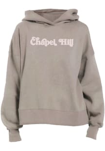 Summit Sportswear Chapel Hill Womens Brown Wordmark Hooded Sweatshirt