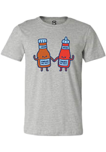 Summit Sportswear North Carolina Grey BBQ Friends Short Sleeve Fashion T Shirt