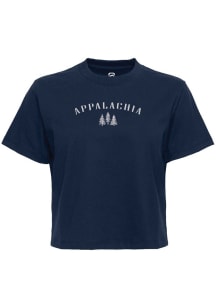 Summit Sportswear Virginia Womens Navy Blue APPALACHIA Short Sleeve T-Shirt