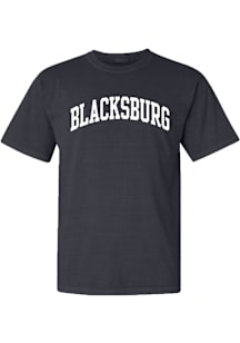 Summit Sportswear Blacksburg Womens Grey WORDMARK Short Sleeve T-Shirt