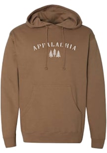 Summit Sportswear Virginia Mens Brown APPALACHIA Long Sleeve Hoodie