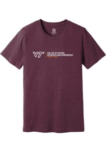 Summit Sportswear Virginia Tech Hokies Maroon College of Natural Resources and Environment Short S..