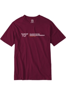Summit Sportswear Virginia Tech Hokies Maroon College of Natural Resources and Environment Short S..