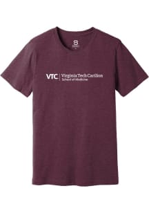 Summit Sportswear Virginia Tech Hokies Maroon Carilion School of Medicine Short Sleeve T Shirt