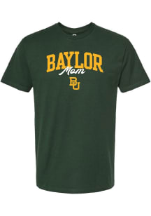 Summit Sportswear Baylor Bears Womens Green Mom Short Sleeve T-Shirt