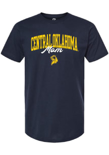 Summit Sportswear Central Oklahoma Bronchos Womens Navy Blue Mom Short Sleeve T-Shirt