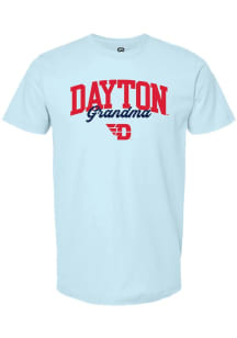 Summit Sportswear Dayton Flyers Womens Light Blue Grandma Short Sleeve T-Shirt