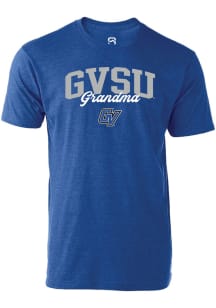 Summit Sportswear Grand Valley State Lakers Womens Blue Grandma Short Sleeve T-Shirt