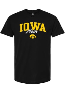 Iowa Hawkeyes Black Summit Sportswear Mom Short Sleeve T-Shirt