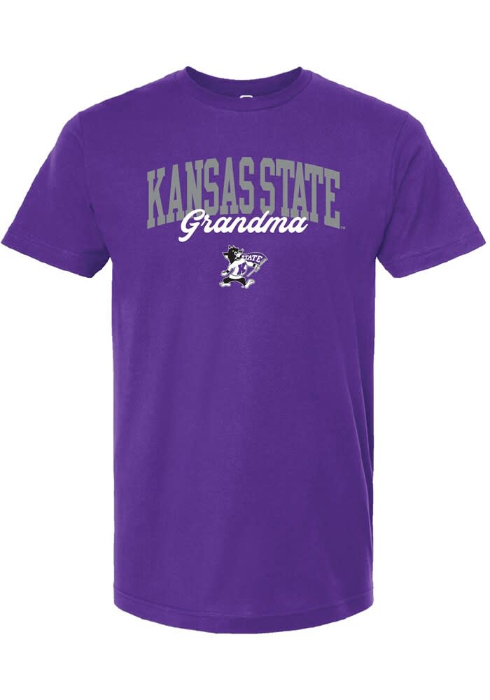 Summit Sportswear PURPLE K-State Wildcats Grandma Short