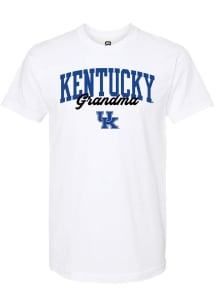 Summit Sportswear Kentucky Wildcats Womens White Grandma Short Sleeve T-Shirt